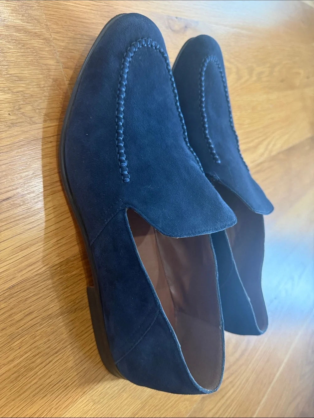 Also Blue Suede Loafers
